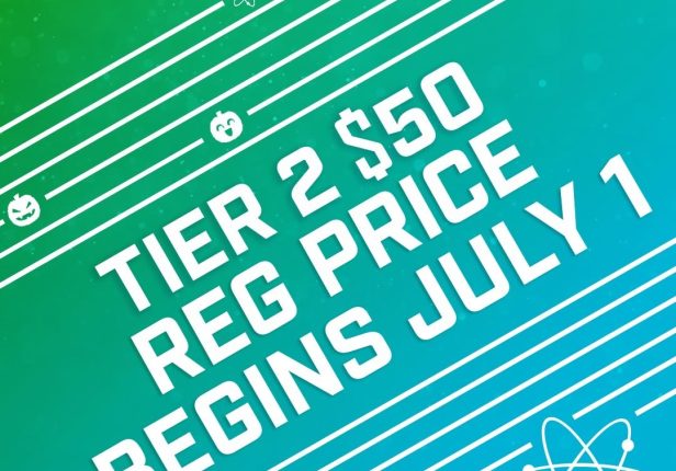 $50 Tier 2 Reg Price Begins July 1st!