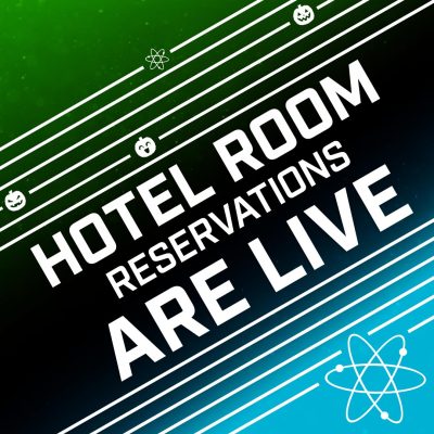 Hotel Room Reservations Are Live!